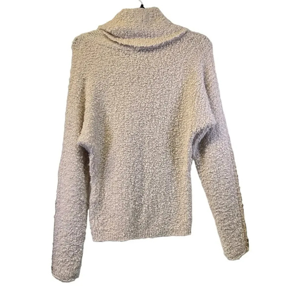 Abercrombie & Fitch Womens Small Cream Cowl Neck Sweater Cozy - Picture 2 of 9